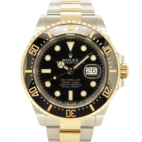 ロレックス　ROLEX　シードゥエラー　126603　43mm　ブラック　18KYG×SS　国内正規品　未使用品