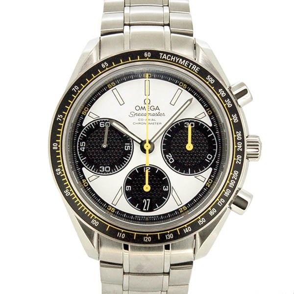 オメガ　OMEGA　スピードマスターレーシング　326.30.40.50.04.001　SS　ホワイト/ブラック　40mm　自動巻　未使用品