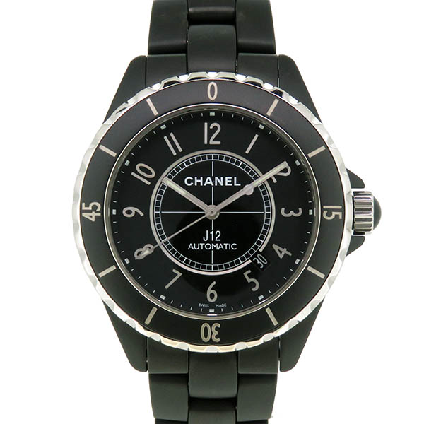 シャネル　CHANEL　J12　マットブラックセラミック　H3131　42mm　メンズ　USED　中古