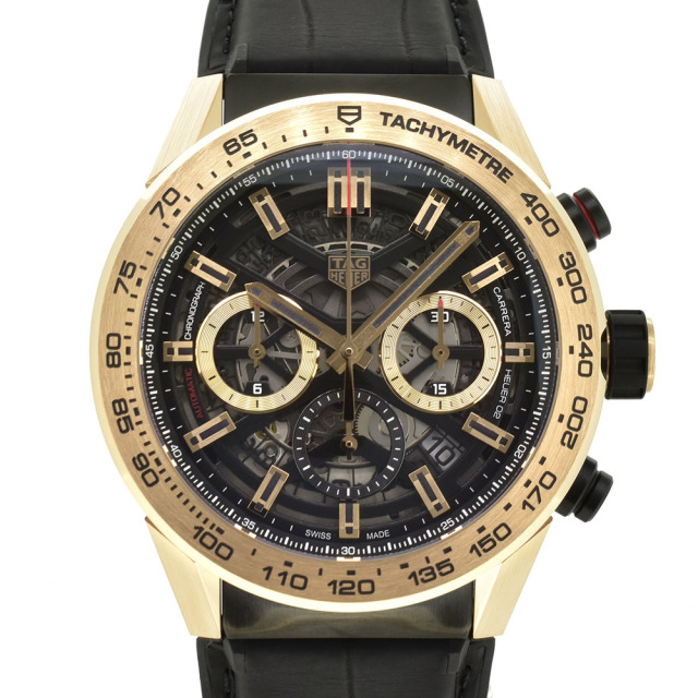 タグホイヤー　TAG HEUER　カレラ キャリバーホイヤー02 クロノグラフ　CBG2A51.FC6450　18KRG×SS　45mm　国内正規品　未使用品