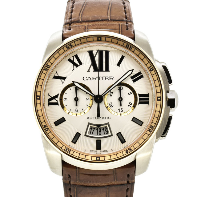 カルティエ　CARTIER　カリブル　ドゥ　カルティエ　クロノグラフ　W7100043　新品アウトレット