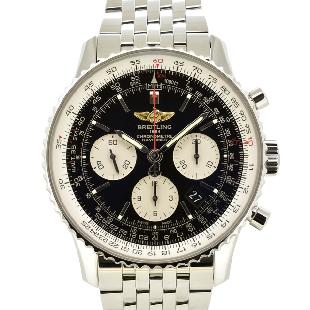 ブライトリング　BREITLING　ナビタイマー01　A022B01NP　自動巻　ブラック　SS　43mm　USED　中古