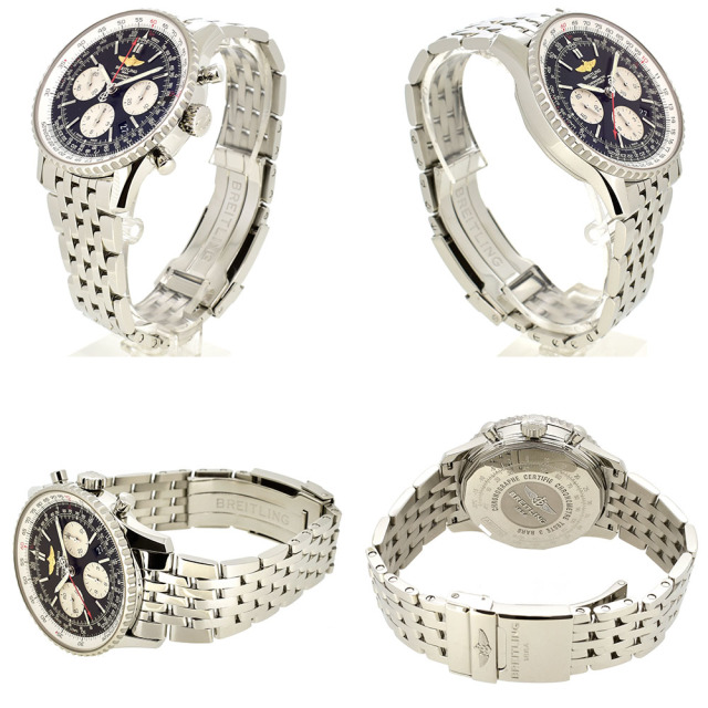 ブライトリング BREITLING ナビタイマー01 A022B01NP 自動巻 ブラック SS 43mm USED 中古