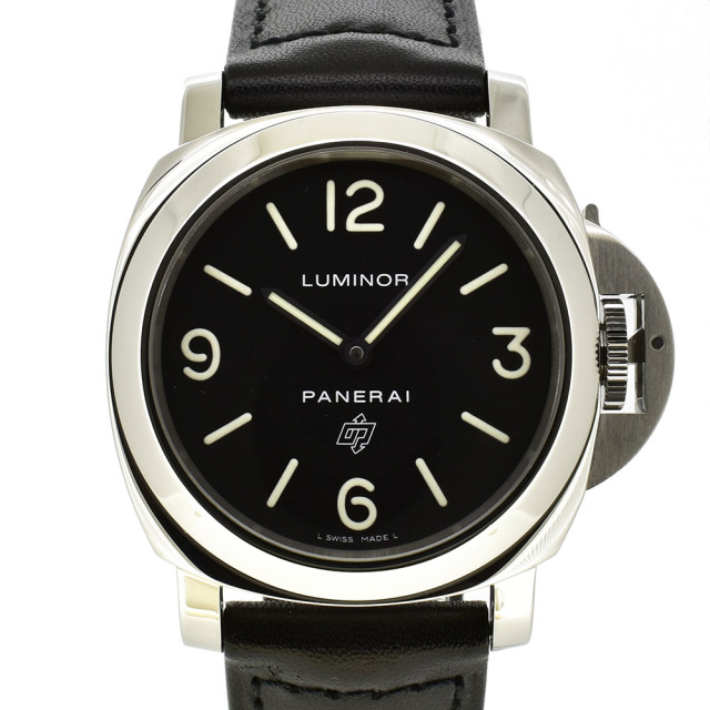 パネライ　PANERAI　ルミノールベースLOGO　44mm　PAM00000　手巻き　革ベルト　USED　中古