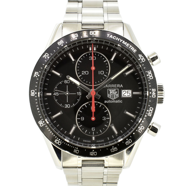 タグホイヤー　TAG HEUER　カレラ レーシング クロノグラフ　CV2014.BA0786　SS　ブラック　41mm　USED　中古