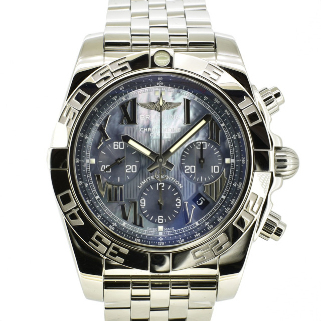 ブライトリング　BREITLING　クロノマット44　ジャパンリミテッド　A011BMPPA　ブラックシェルローマ　日本400本限定　44mm　USED　中古