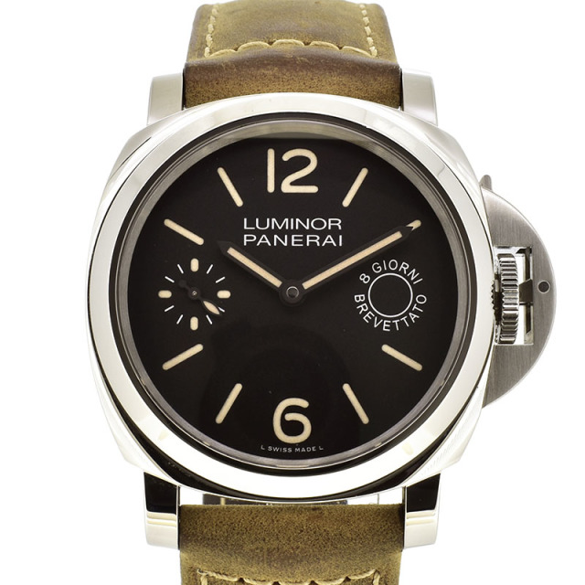 パネライ　PANERAI　ルミノールマリーナ　8デイズ　アッチャイオ　PAM00590　44mm　手巻き　USED　中古
