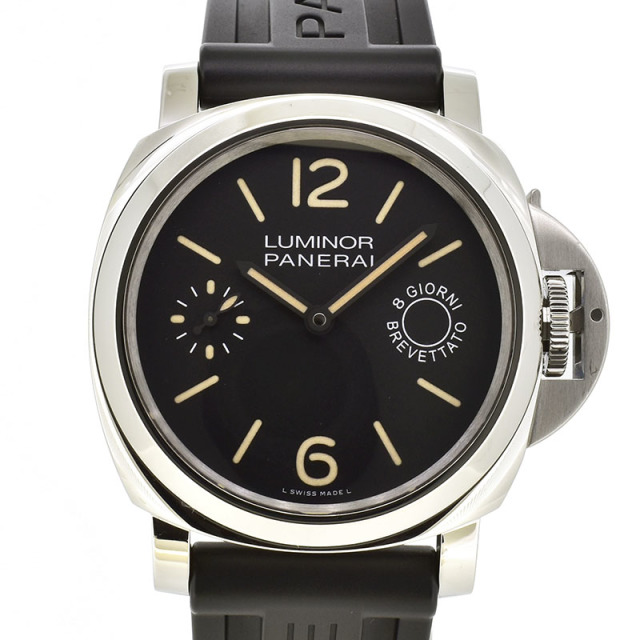パネライ　PANERAI　ルミノールマリーナ　8デイズ　アッチャイオ　PAM00590　44mm　手巻き　USED　中古