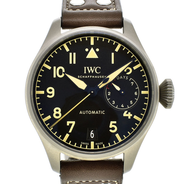 IWC　ビッグパイロットウォッチ ヘリテージ 7デイズ　IW501004　チタン　ブラック　自動巻　46.2mm　USED　中古