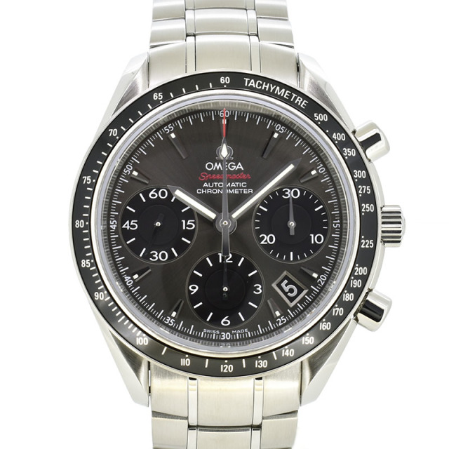 オメガ　OMEGA　スピードマスターオートマティックデイト　323.30.40.40.06.001　グレー/ブラック　40mm　USED　中古