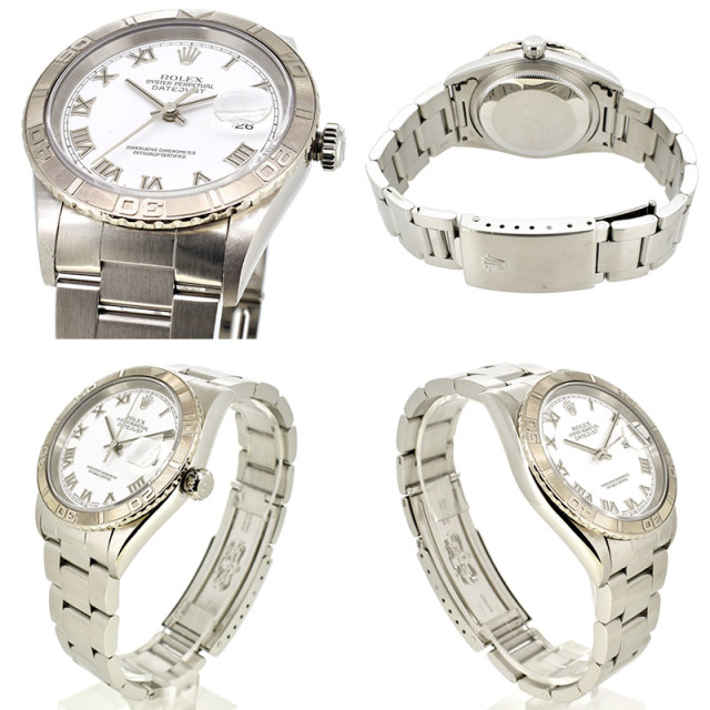 ロレックス ROLEX デイトジャスト サンダーバード 16264 ホワイトローマ F番 36mm USED 中古