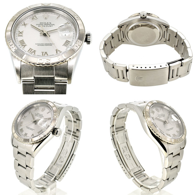 ロレックス ROLEX デイトジャスト サンダーバード 16264 グレーローマ Y番 36mm USED 中古