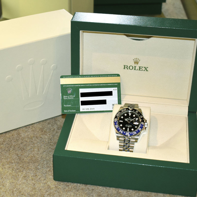 ロレックス ROLEX GMTマスター2 126710BLNR ブルー/ブラックベゼル 40mm 国内正規品 未使用品