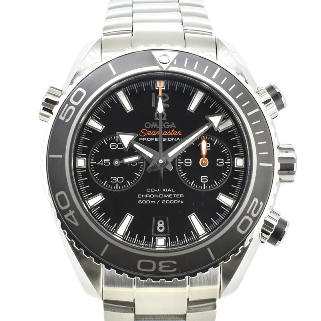 オメガ OMEGA シーマスター プラネットオーシャン クロノグラフ 232.30.46.51.01.001 ブラック 46mm USED 中古