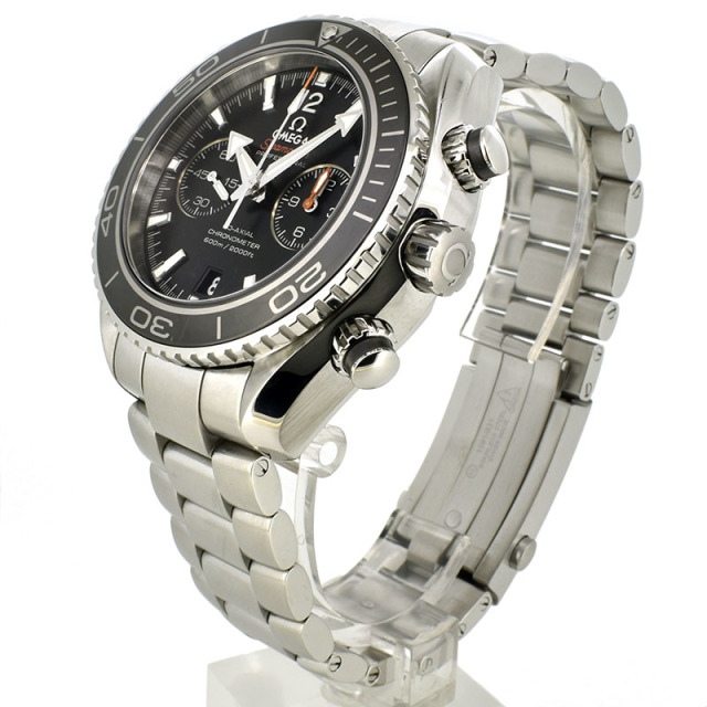 オメガ OMEGA シーマスター プラネットオーシャン クロノグラフ 232.30.46.51.01.001 ブラック 46mm USED 中古