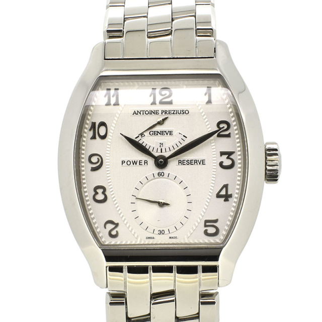 アントワーヌ プレジウソ　PR.H SWG-M　パワーリザーブ　SS　シルバー　34×41mm　360本限定　手巻き　USED　中古