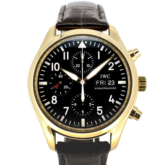 IWC　パイロットウォッチ　クロノグラフ　IW371713　18Kローズゴールド　42mm　USED　中古