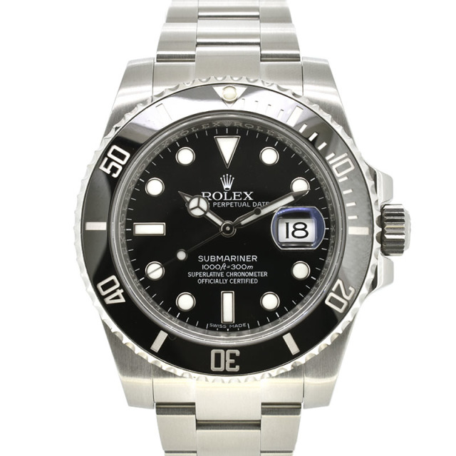 ロレックス ROLEX サブマリーナデイト Ref.116610LN ブラック SS 40mm ランダム番 USED 中古