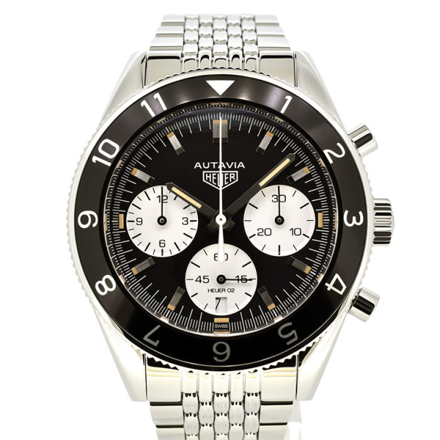 タグホイヤー　TAG HEUER　オータヴィア ヘリテージ キャリバー02  クロノグラフ　CBE2110.BA0687　42mm　USED　中古