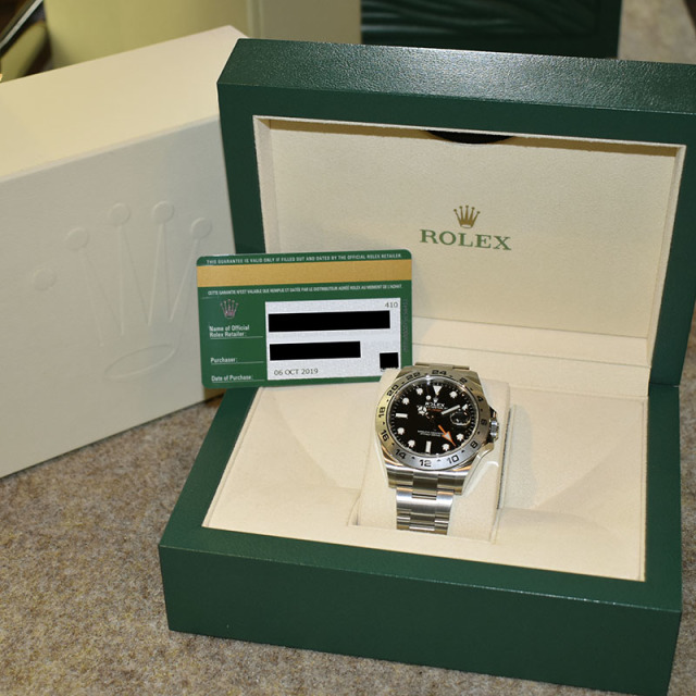 ロレックス ROLEX エクスプローラー2 Ref.216570 ブラック ランダム番 国内正規品 未使用品