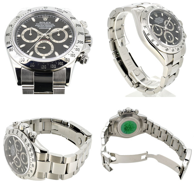 ロレックス ROLEX デイトナ 116520 SS ブラック K番 USED 中古