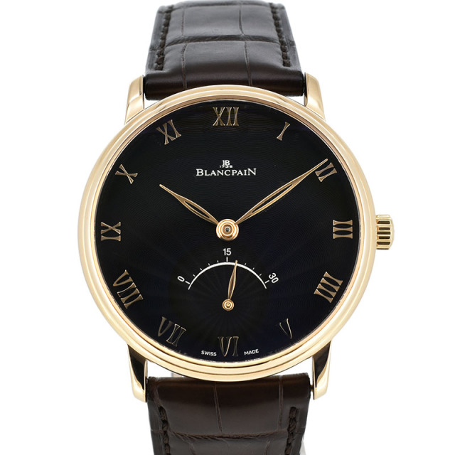 ブランパン　BLANCPAIN　ヴィルレ ウルトラスリム レトログラード　6653-3630-55B　40mm　18KRG　自動巻き　USED　中古
