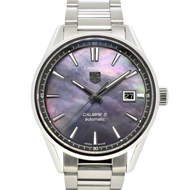 タグホイヤー　TAG HEUER　カレラ キャリバー5　WAR211F.BA0782　ブラックシェル　日本500本限定　39mm　USED　中古