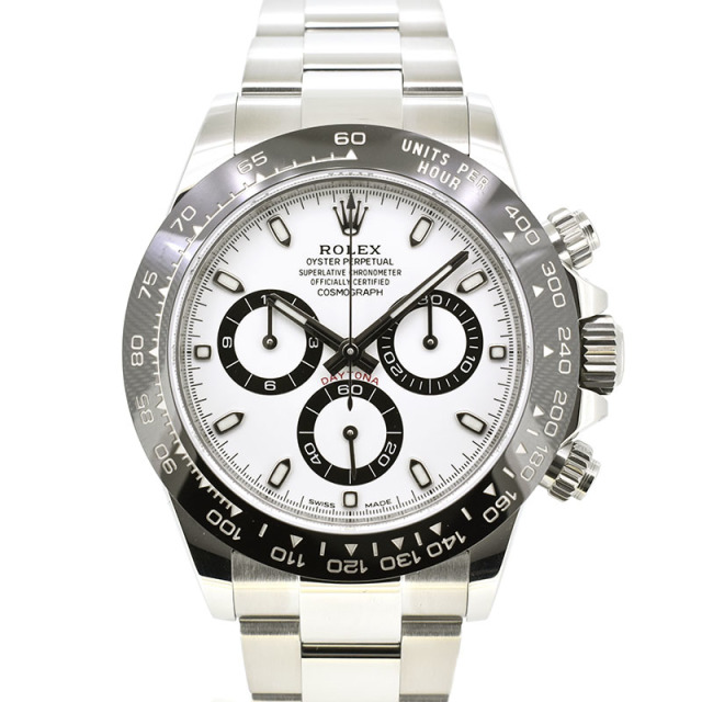ロレックス　ROLEX　コスモグラフ　デイトナ　Ref.116500LN　ホワイト　セラミックベゼル　未使用品
