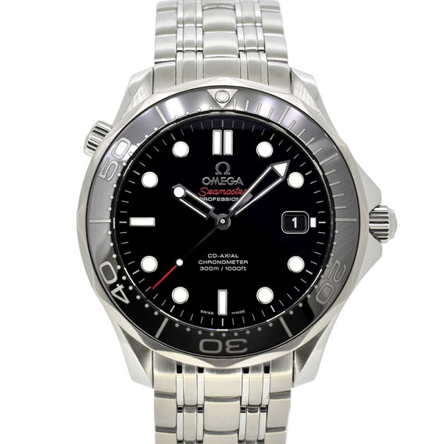 オメガ　OMEGA　シーマスター300 コーアクシャル　212.30.41.20.01.003　ブラック　41mm　USED　中古