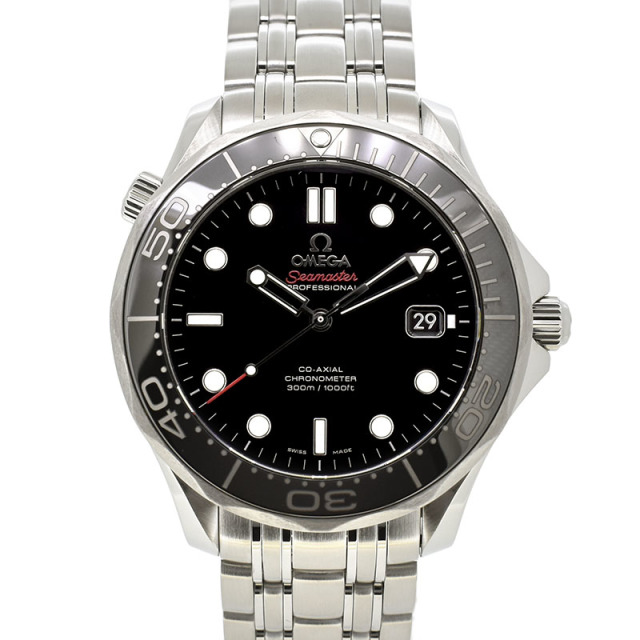 オメガ　OMEGA　シーマスター300 コーアクシャル　212.30.41.20.01.003　ブラック　41mm　USED　中古