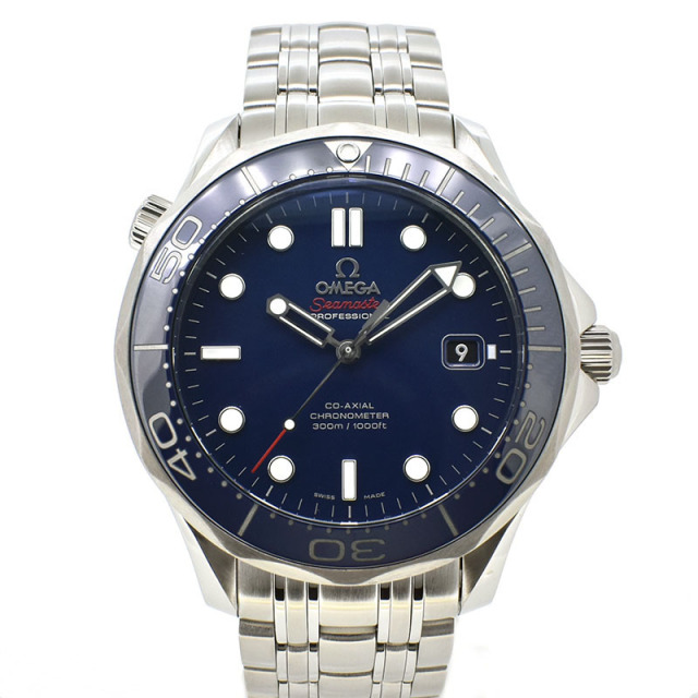 オメガ　OMEGA　シーマスター300 コーアクシャル　212.30.41.20.03.001　ブルー　41mm　USED　中古