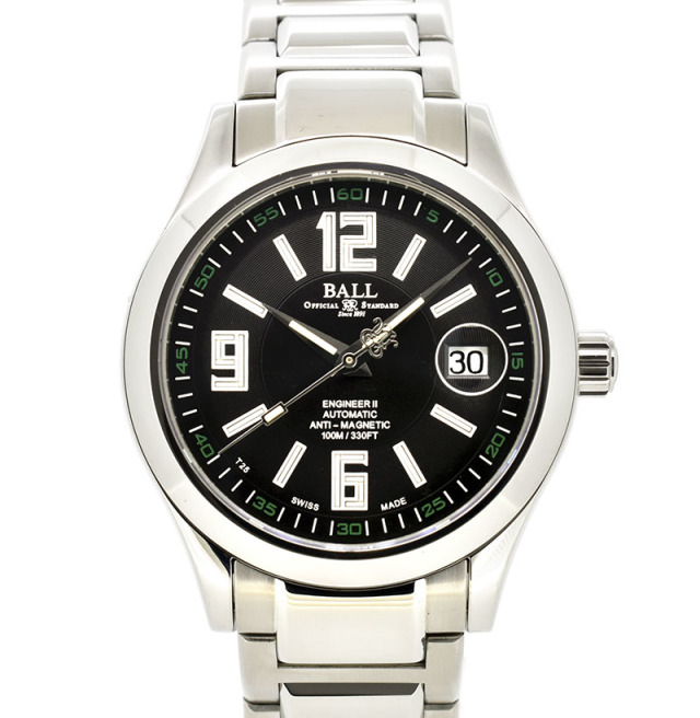 ボールウォッチ　BALL　エンジニアII  NM1020C-S4J-BK　 ブラック　SS　40mm　USED　中古