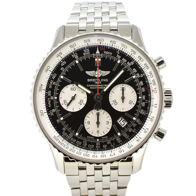 ブライトリング　BREITLING　ナビタイマー01　リミテッド S232B48NP　ブラック　世界2000本限定　USED　中古