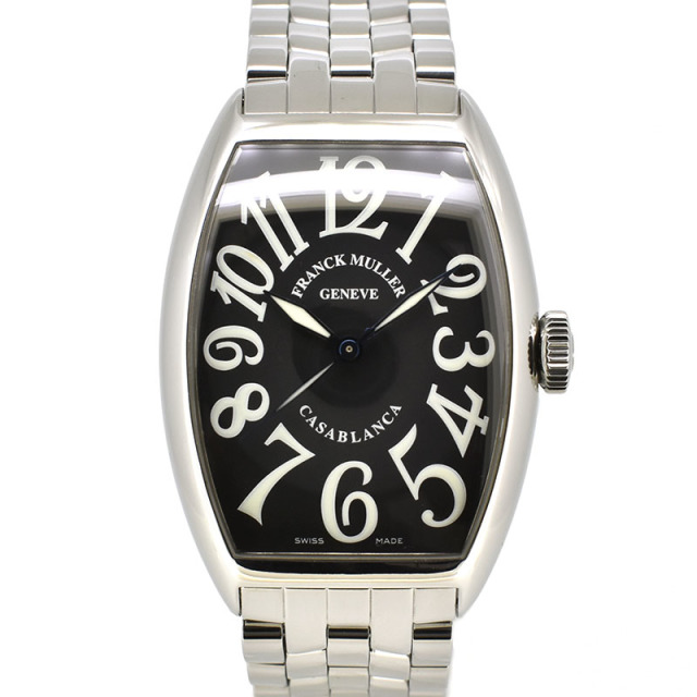 フランクミュラー　FRANCK MULLER　カサブランカ　5850CASA　ブラック　45×32mm　USED　中古