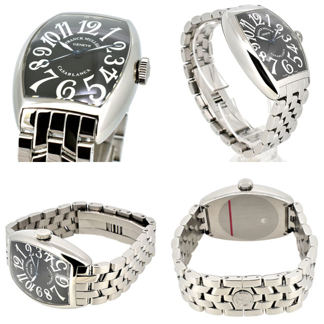 フランクミュラー FRANCK MULLER カサブランカ 5850CASA ブラック 45×32mm USED 中古