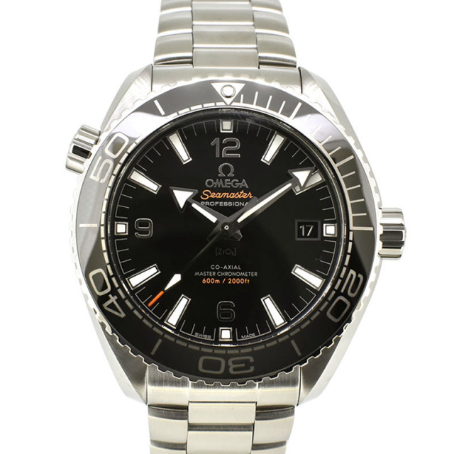 オメガ OMEGA シーマスター プラネットオーシャン マスタークロノメーター 215.30.44.21.01.001 ブラック 43.5mm USED 中古