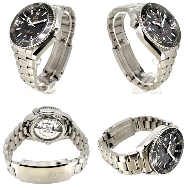 オメガ OMEGA シーマスター プラネットオーシャン マスタークロノメーター 215.30.44.21.01.001 ブラック 43.5mm USED 中古