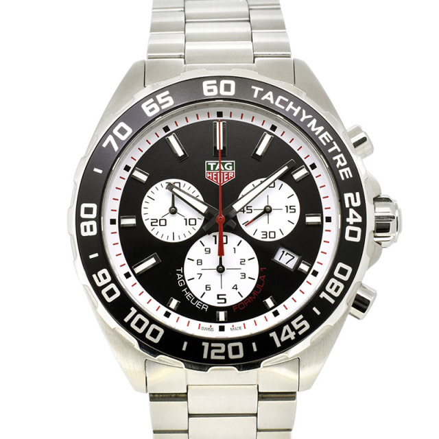 タグホイヤー　TAG HEUER　フォーミュラ1 クロノグラフ　CAZ101E.BA0842　クォーツ　ブラック　43mm　USED　中古