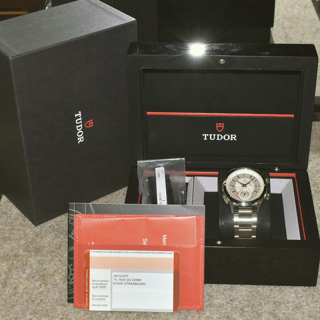 チューダー(チュードル) TUDOR アドバイザー 79620T アラーム SS シルバー 42mm 未使用品