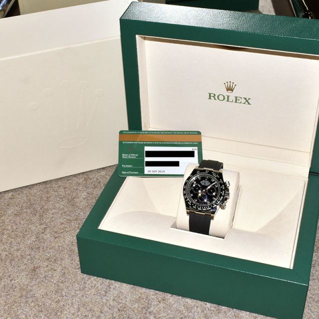 ロレックス ROLEX デイトナ 116519GLN 8Pダイヤ 18KWG ブラック