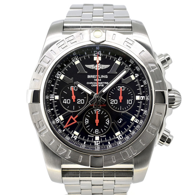 ブライトリング　BREITLING　クロノマットGMT リミテッド　S041B48PS　ブラック　世界2000本限定　47mm　USED　中古
