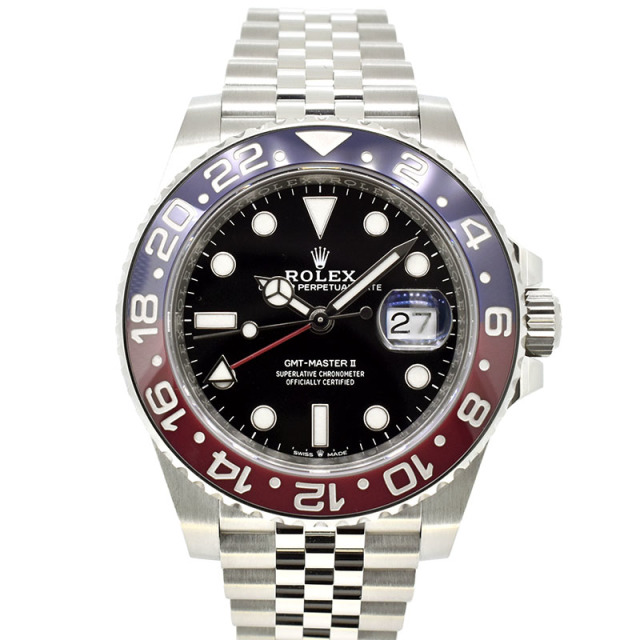 ロレックス　ROLEX　GMTマスター2　126710BLRO　ブルー/レッドベゼル　40mm　未使用品
