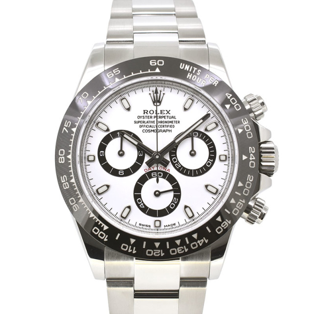 ロレックス　ROLEX　デイトナ　Ref.116500LN　ホワイト　セラミックベゼル　USED　中古