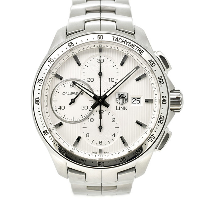 タグホイヤー　TAG HEUER　リンク クロノグラフ キャリバー16　CAT2011.BA0952　シルバー　43mm　USED　中古