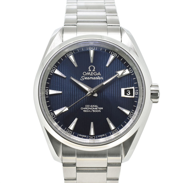 オメガ　OMEGA　シーマスター アクアテラ　231.10.39.21.03.001　38.5mm　SS　ブルー　USED　中古