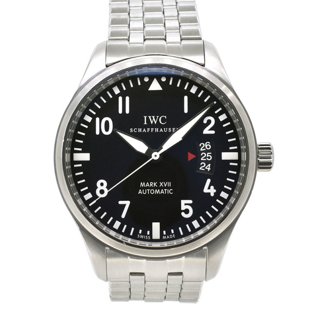 IWC　パイロットウォッチ　マーク17　IW326504　ブラック　41mm　USED　中古