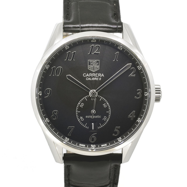タグホイヤー　TAG HEUER　カレラ ヘリテージ キャリバー6　WAS2110.FC6180　ブラック　39mm　USED　中古