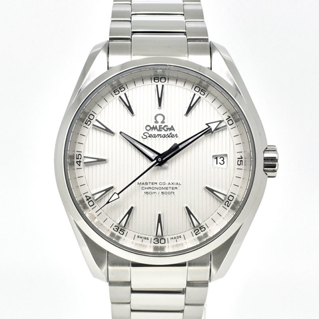 オメガ　OMEGA　シーマスター アクアテラ　231.10.42.21.02.003　マスターコーアクシャル　シルバー　41.5mm　USED　中古