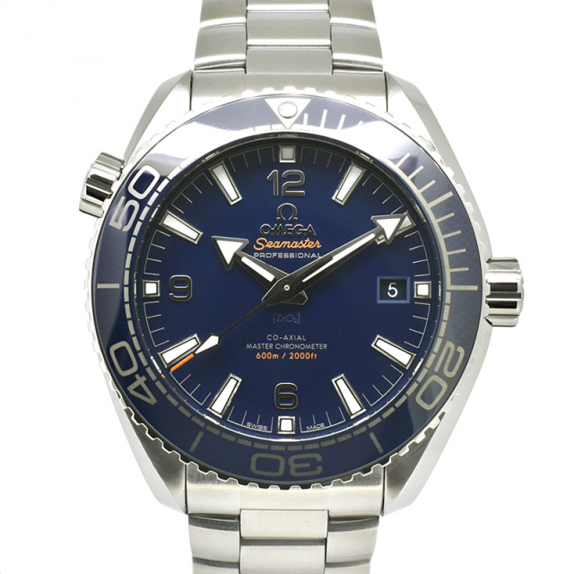 オメガ OMEGA シーマスター プラネットオーシャン マスタークロノメーター 215.30.44.21.03.001 ブルー 43.5mm USED 中古
