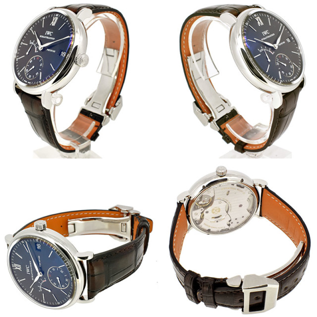 IWC ポートフィノ ハンドワインド 8デイズ IW510102 SS 45mm ブラック USED 中古